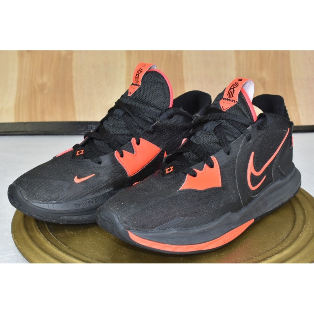 Nike Kyrie 5 Low Men Shoes Size 8 Black Bright Crimson Red Basketball Sneakers
